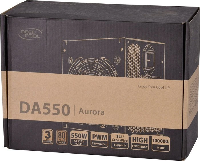 DeepCool DA550 550W, ATX 2.31