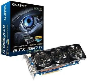 GIGABYTE GeForce GTX 560 Ti 448 Cores, 1.25GB GDDR5, 2x DVI, HDMI, DP