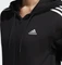 adidas Essentials 3-Streifen French Terry Regular Hoodie schwarz/weiß (Damen) Vorschaubild