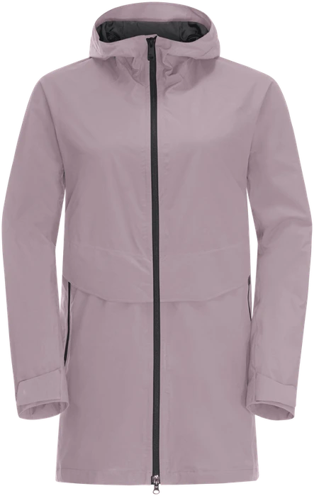 Jack Wolfskin Mainkai Long Funktionsjacke quail (Damen)