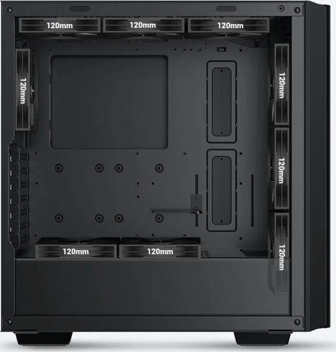 DeepCool CH510 Mesh Digital, schwarz, Glasfenster
