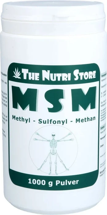 The Nutri Store MSM 100% rein Methyl-Sulfonyl-Methan Pulver, 1.00kg
