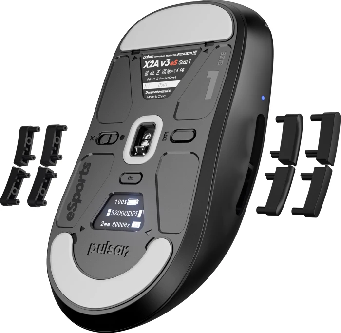 Pulsar Gaming Gears X2A v3 eS Medium Wireless schwarz, USB