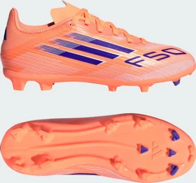 adidas F50 League FG/MG beam orange/lucid blue/cloud white (Junior)