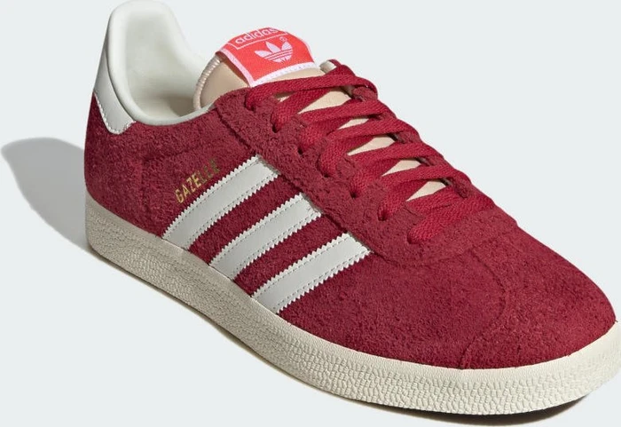 adidas Gazelle team victory red/off white/cream white