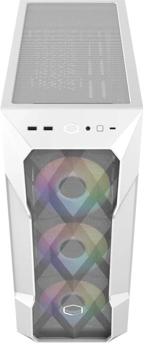 Cooler Master MasterBox TD500 Mesh V2, weiß, Glasfenster