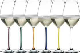 Riedel Fatto A Mano Champagner Weinglas, 6 Stück