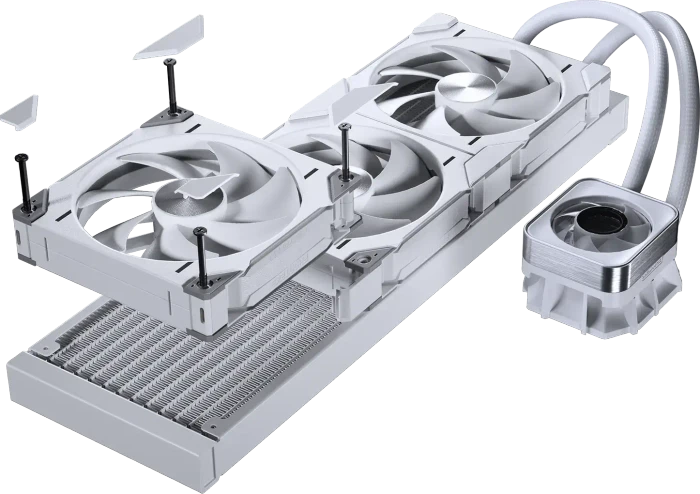 Phanteks Glacier One 420D30 X2 weiß