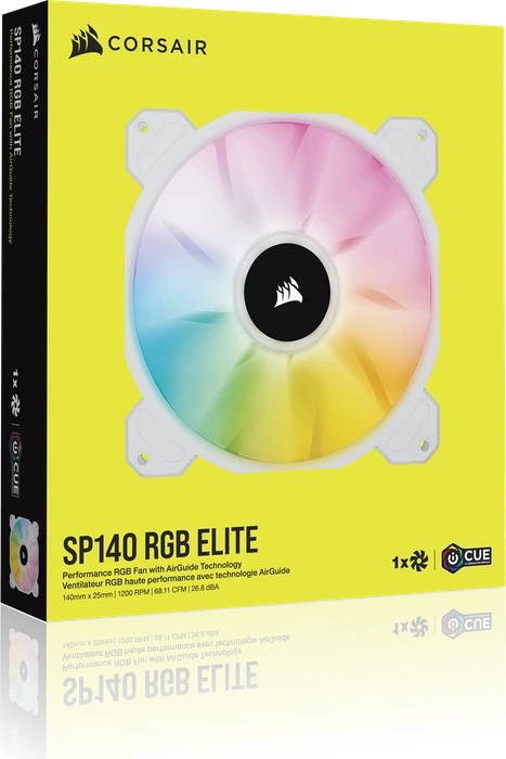 Corsair SP Series iCUE SP140 RGB Elite, weiß, 140mm