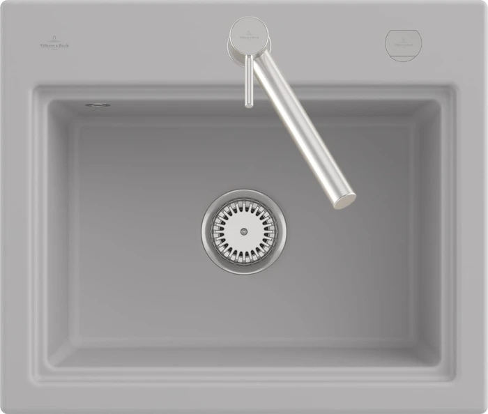 Villeroy & Boch Subway Style 60 S Einbau Becken mittig mit Ablauffernbedienung steam