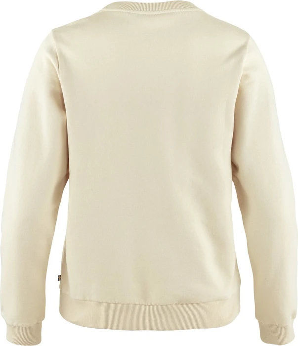 Fjällräven Logo Sweatshirt chalk white/flame orange (Damen)