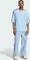 adidas Adicolor Oversized T-Shirt kurzarm ash blue/black (Herren) Vorschaubild