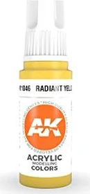AK-Interactive 3rd Gen Acrylic Colors Acrylic Modelling Colors radiant yellow, 17ml
