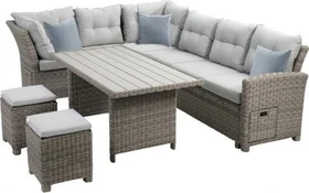 greemotion Malia Lounge-Set braun, 5-tlg.