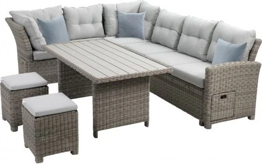 greemotion Malia Lounge-Set braun, 5-tlg.