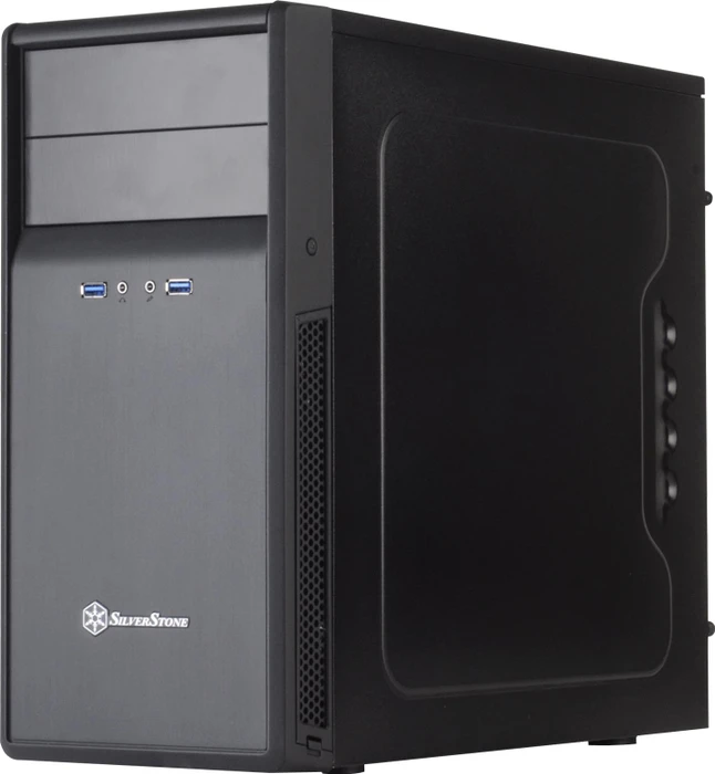 SilverStone Precision PS09 schwarz, schallgedämmt