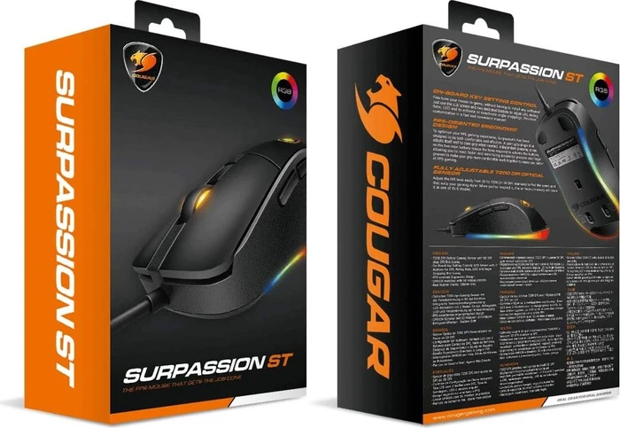 Cougar Surpassion ST Optical Gaming Mouse, USB
