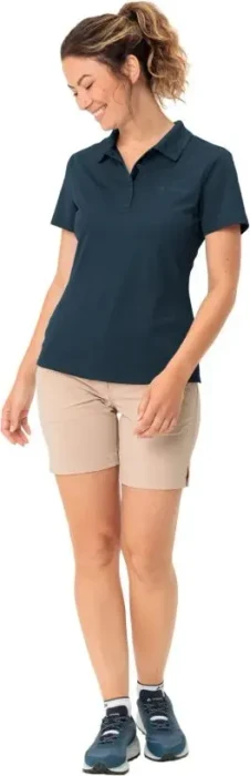 Vaude Essential Poloshirt kurzarm dark sea (Damen)