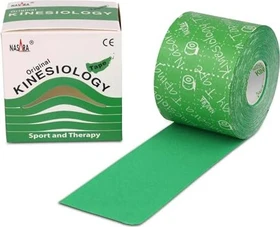 Nasara Kinesiology Tape Rolle 5cm x 5m grün