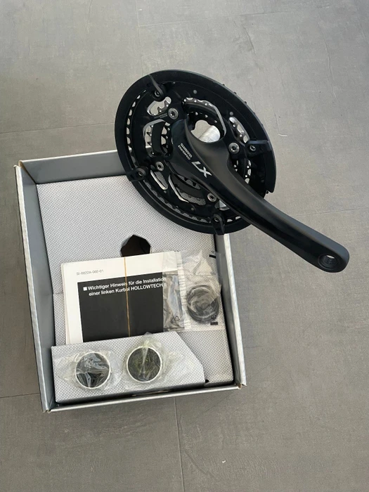 Shimano Deore LX Trekking FC-T671 Hollowtech II 44/32/24 Zähne Kurbelgarnitur 170mm
