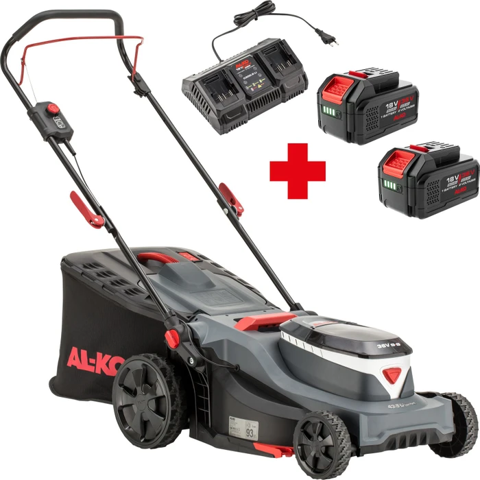 AL-KO Comfort 43.6 Li Akku-Rasenmäher inkl. 2 Akkus 5.0Ah