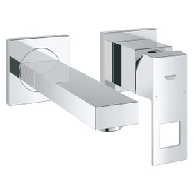 Grohe Eurocube 2-Loch-Waschbeckenarmatur chrom