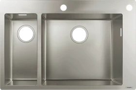 Hansgrohe S71 S712-F655 180/450 Einbau Becken rechts edelstahl