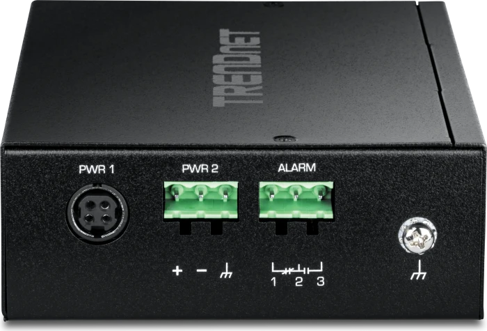 TRENDnet TI Hardened Industrial Railmount 2.5G Switch, 8x RJ-45, 1x SFP+