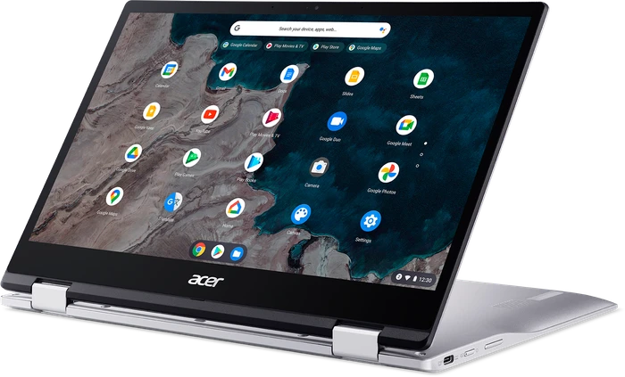Acer Chromebook Spin 513 CP513-1H-S53J, silber, Snapdragon 7c, 4GB RAM, 64GB Flash, DE