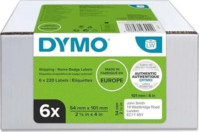 Dymo Etiketten LabelWriter 99014, 101x54mm, weiß, 6er-Pack (1320 Etiketten)