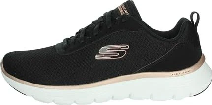 Skechers Flex Appeal 5.0 New Path black mesh/rose gold trim (Damen)