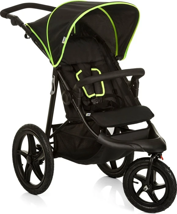 Hauck Runner black neon yellow