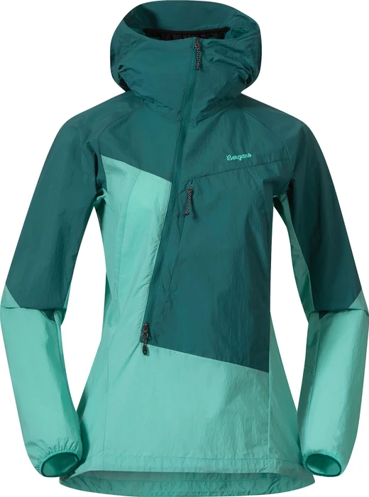 Bergans Tind Windbreaker Anorak light malachite green (Damen)