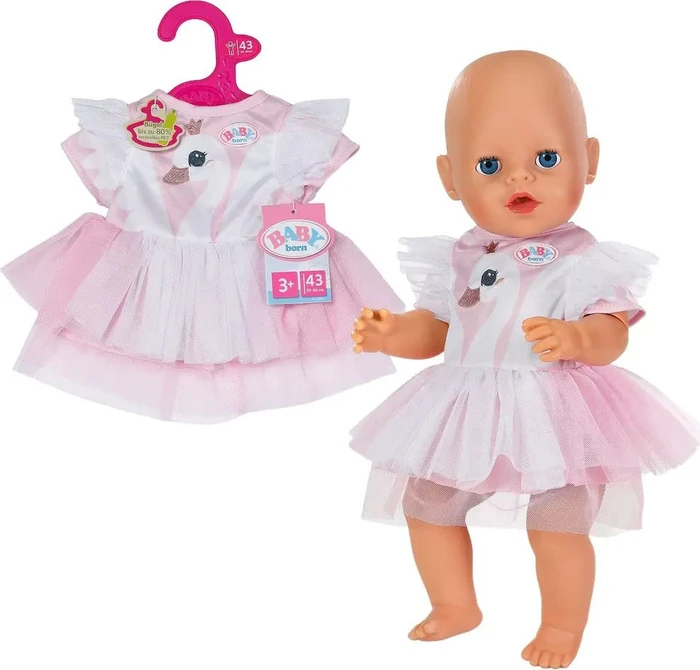 Zapf creation BABY born Zubehör - Kleid Schwan 43cm