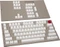Glorious Keycap Set, Kunststoff (ABS) Double-Shot, weiß, 105 Tasten (104+1), ANSI-US Vorschaubild