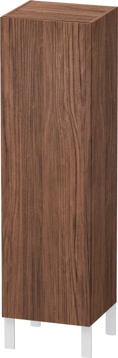 Duravit L-Cube Halbhochschrank 400 x 363 x 1320 mm nussbaum dunkel matt