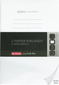 Herlitz my.book Refill flex Papiereinlage, A5, Lineatur 6, 80 Blatt