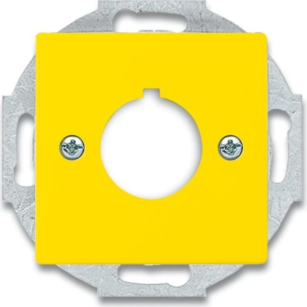 Busch-Jaeger Plattform 63 Zentralscheibe Befehlsgeräte 1-fach, gelb