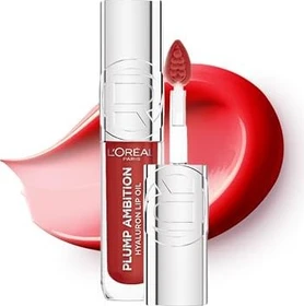 L'Oréal Plump Ambition Lip Oil 390 cherry cherie, 5ml