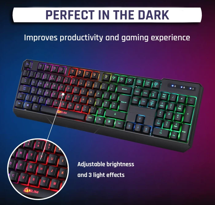 Klim Chroma Wireless, USB, DE