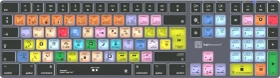 LogicKeyboard Titan Wireless Apple Logic Pro X Mac, Titanium Gray, LEDs weiß, USB/Bluetooth, UK (LKB-LOGXP2-TM-UK)