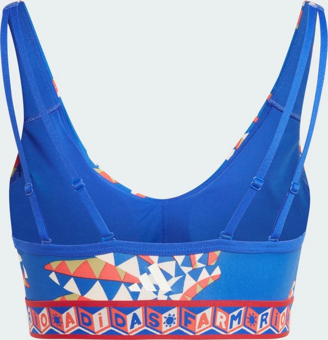 adidas x FARM Rio Medium-Support Sport-BH bold blue/bliss orange (Damen)
