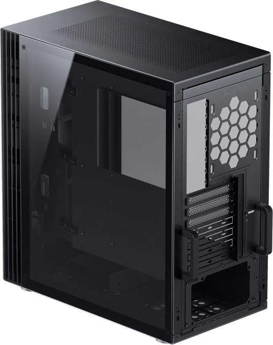 Jonsbo U6 Black, schwarz, Glasfenster