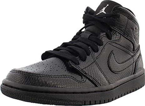 Nike Air Jordan 1 Mid schwarz/weiß (Damen)