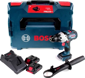 Bosch Professional GSB 18V-110 C Akku-Schlagbohrschrauber inkl. L-Boxx + 2 Akkus 4.0Ah
