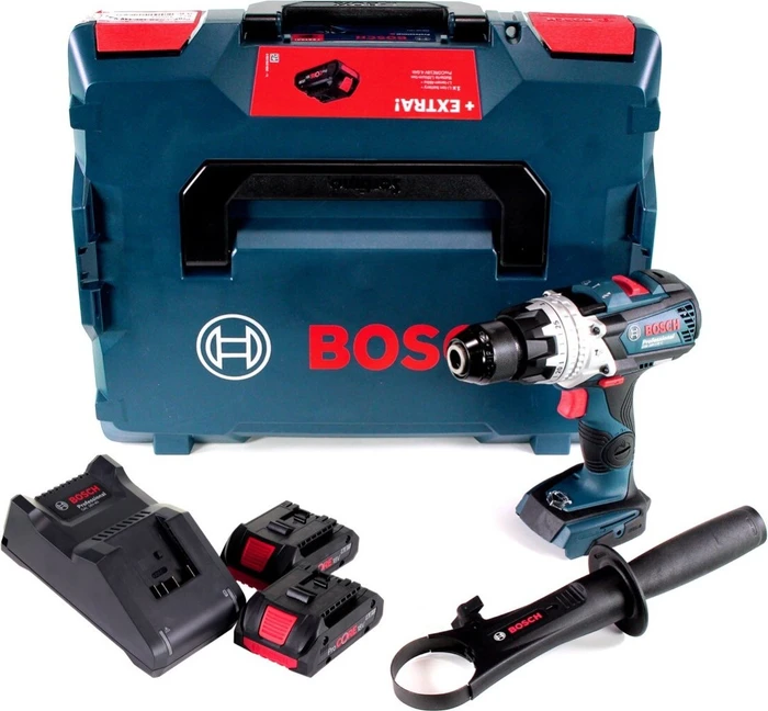 Bosch Professional GSB 18V-110 C Akku-Schlagbohrschrauber inkl. L-Boxx + 2 Akkus 4.0Ah
