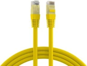 EFB Elektronik PVC CCA Patchkabel, Cat5e, U/UTP, RJ-45/RJ-45, 30m, gelb