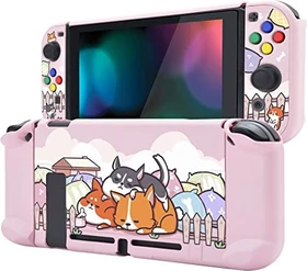 PlayVital Dockable Hartschalen-Schutzhülle Cover schlafende shiba inu welpen (Switch)