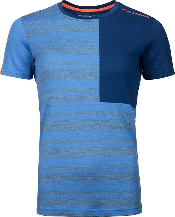Ortovox 185 Rock'N'Wool Funktionsshirt kurzarm sky blue (Damen)