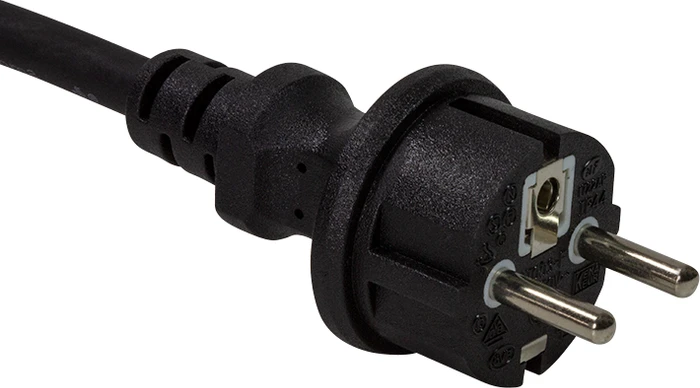 LogiLink Outdoor Steckdosenleiste, 3-fach, 1.5m, schwarz/gelb